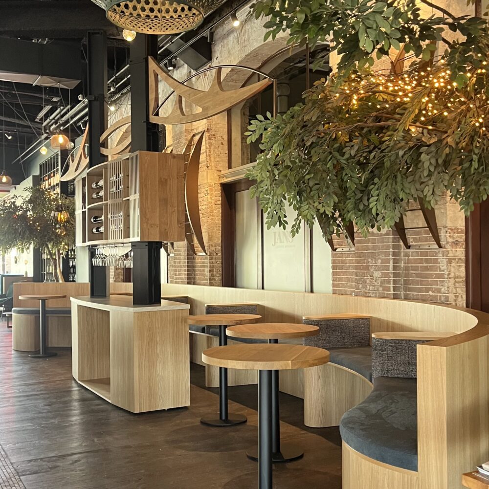 Wijnbar met verlichting – Cafe en wijnbar Jans – Arnhem